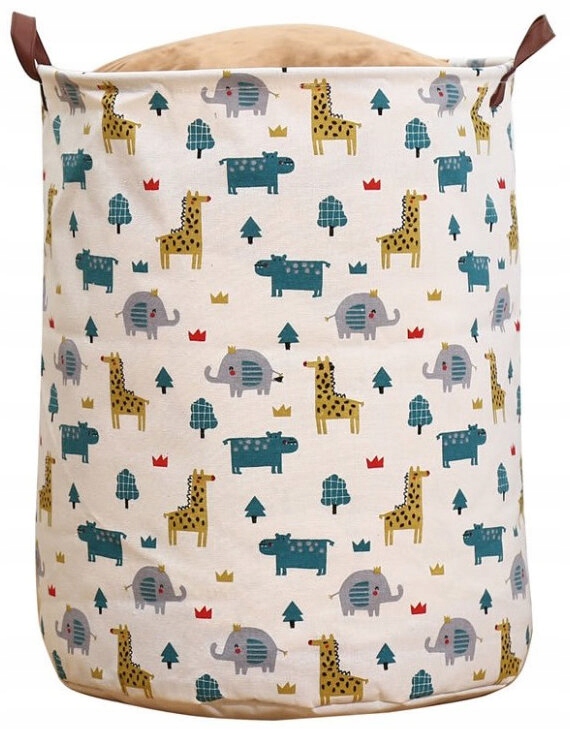 DUŻY POJEMNIK KOSZ WOREK NA ZABAWKI PRANIE XL