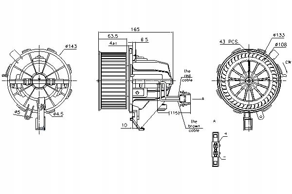 Nissens Dmychadlo Audi A4 A4 Allroad A5 Q5 1.8-4.2