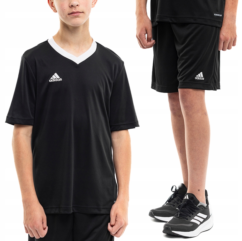 Strój Sportowy adidas Entrada 22 Komplet Dziecięcy Wf Koszulka Spodenki 116