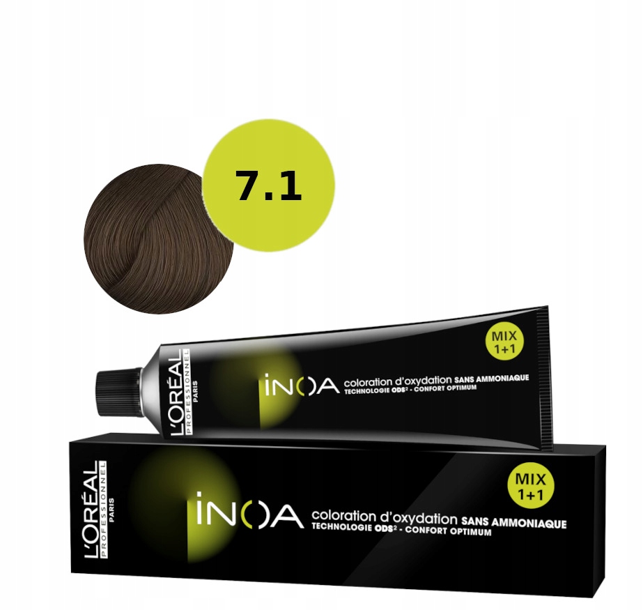 L'Oreal Professionnel Inoa Barva na vlasy Odstín 7.1 60 Ml