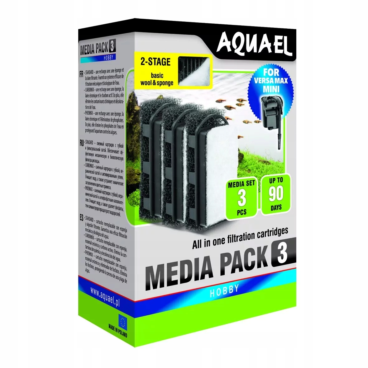 

Aquael Wkład Gąbkowy Fzn Mini Standard 3szt