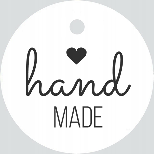 

Kartonowe zawieszki etykiety tagi hand made 10szt