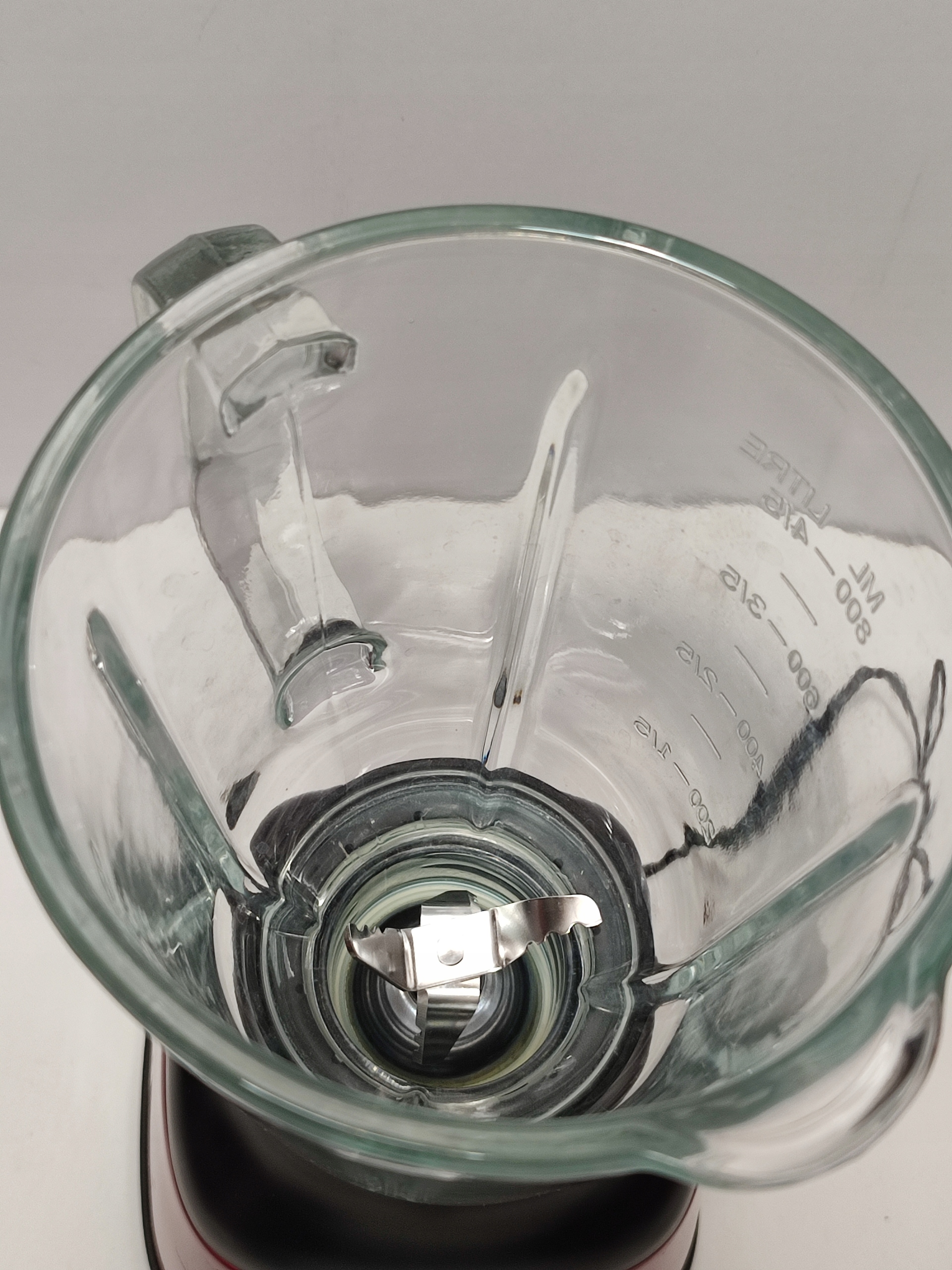 UFESA Blender Kielichowy Czerwony Szkło 0,8L 900W 2 Prędkości BPA Free — miniatura 8