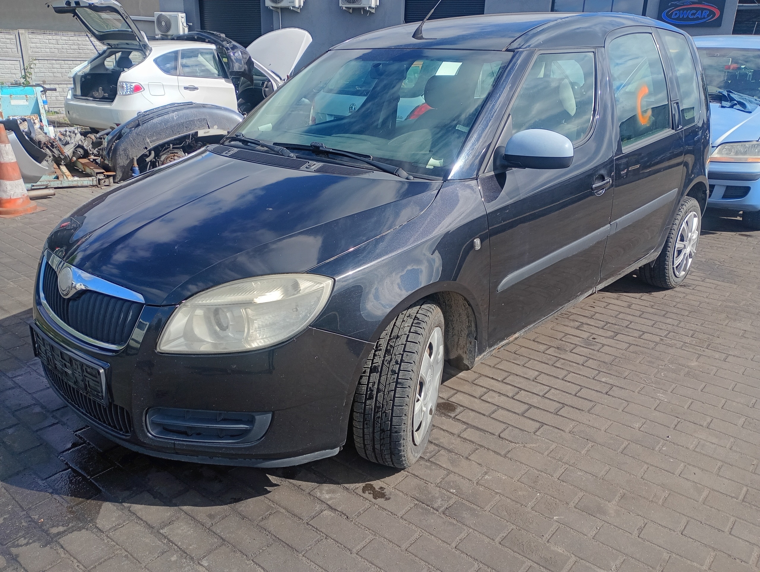 mirror left electrics Skoda Roomster FL 06-15