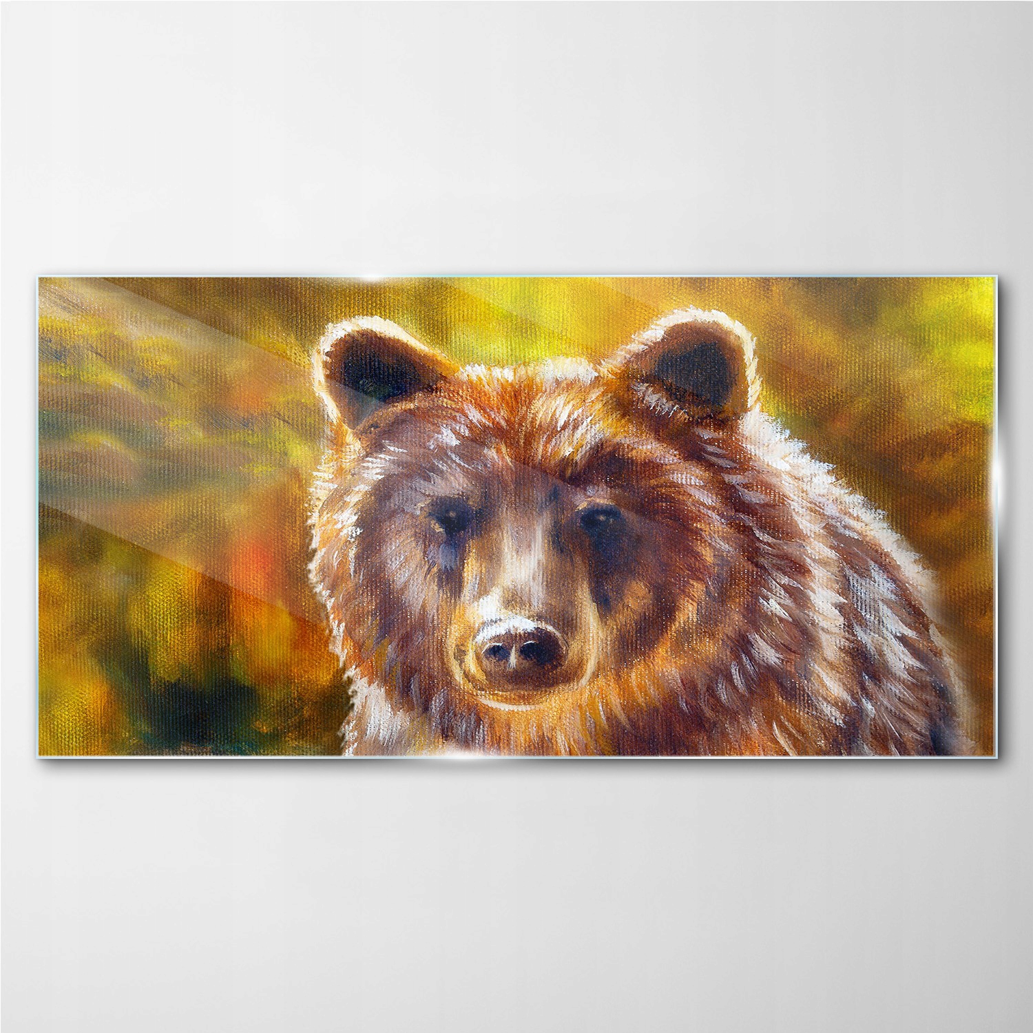 

Foto-obraz szklany Niedźwiedź zwierzę 140x70 cm