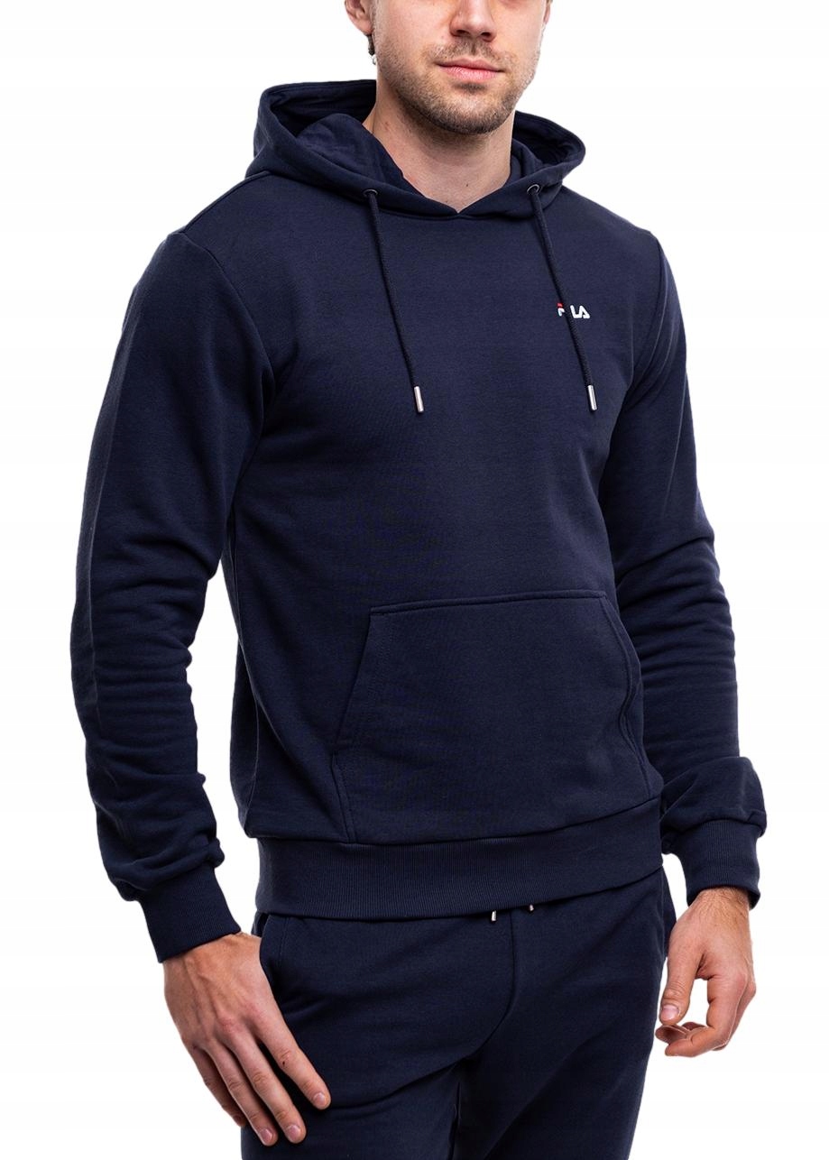 Fila pánská pánská mikina s kapucí sportovní hoodie bavlněná pohodlná vel. L