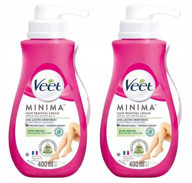 

2x Veet Minima Krem do depilacji skóra sucha 400ml