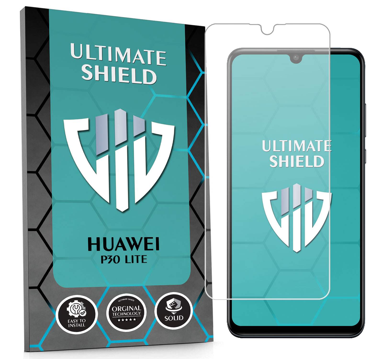 Sklo 3x Displej 7x Fotoaparát Rychlý Objektiv Pro Huawei P30 Lite