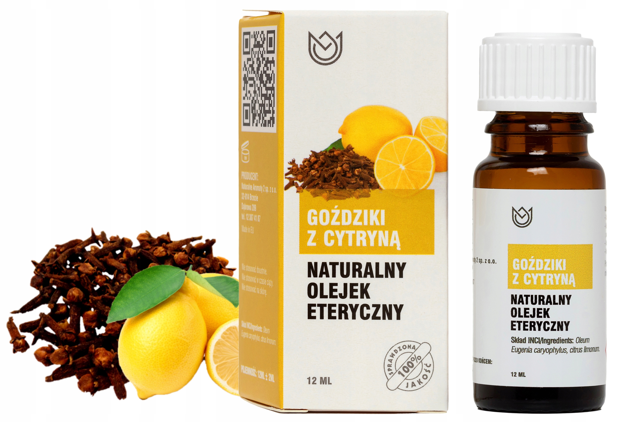 

Goździki Z Cytryną Olejek Eteryczny 12 ml