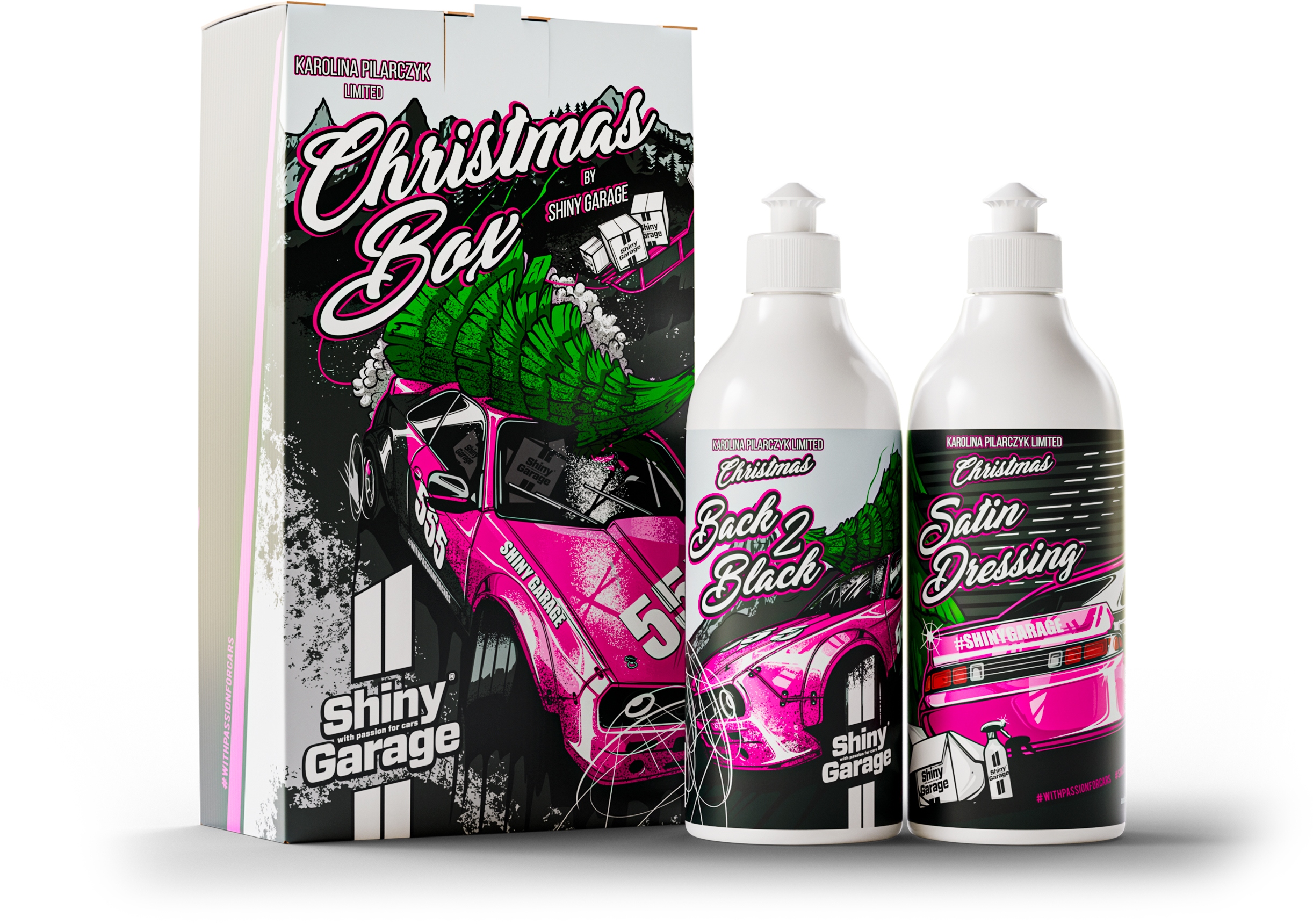 SHINY GARAGE DRESSING DO OPON I PLASTIKOW ZESTAW