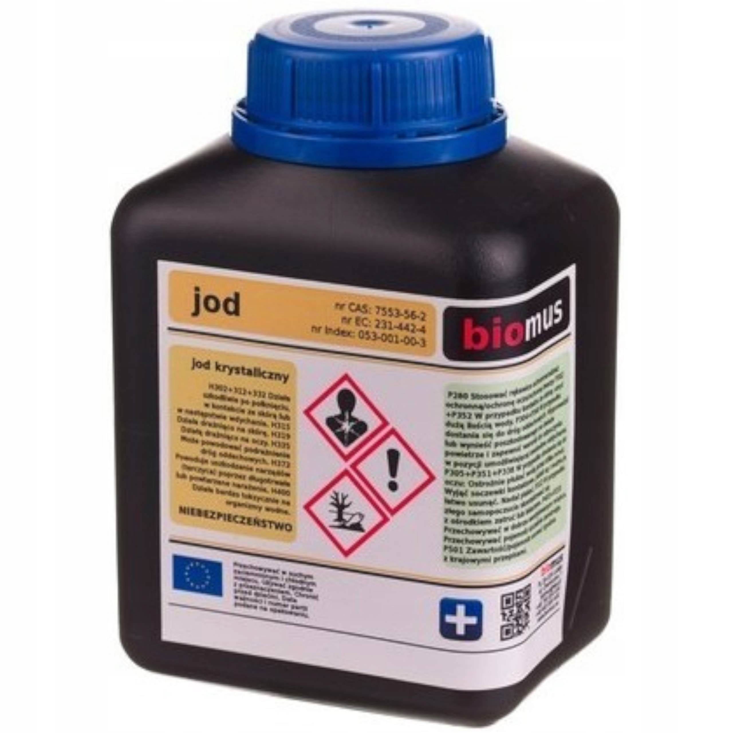 

Jod Krystaliczny czysty Lugola 500g Biomus