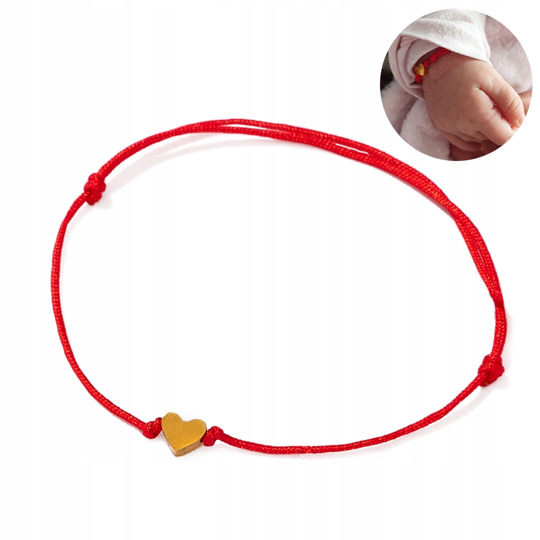 

Bransoletka Szczęścia Dla Niemowlaka Nić Czerwona