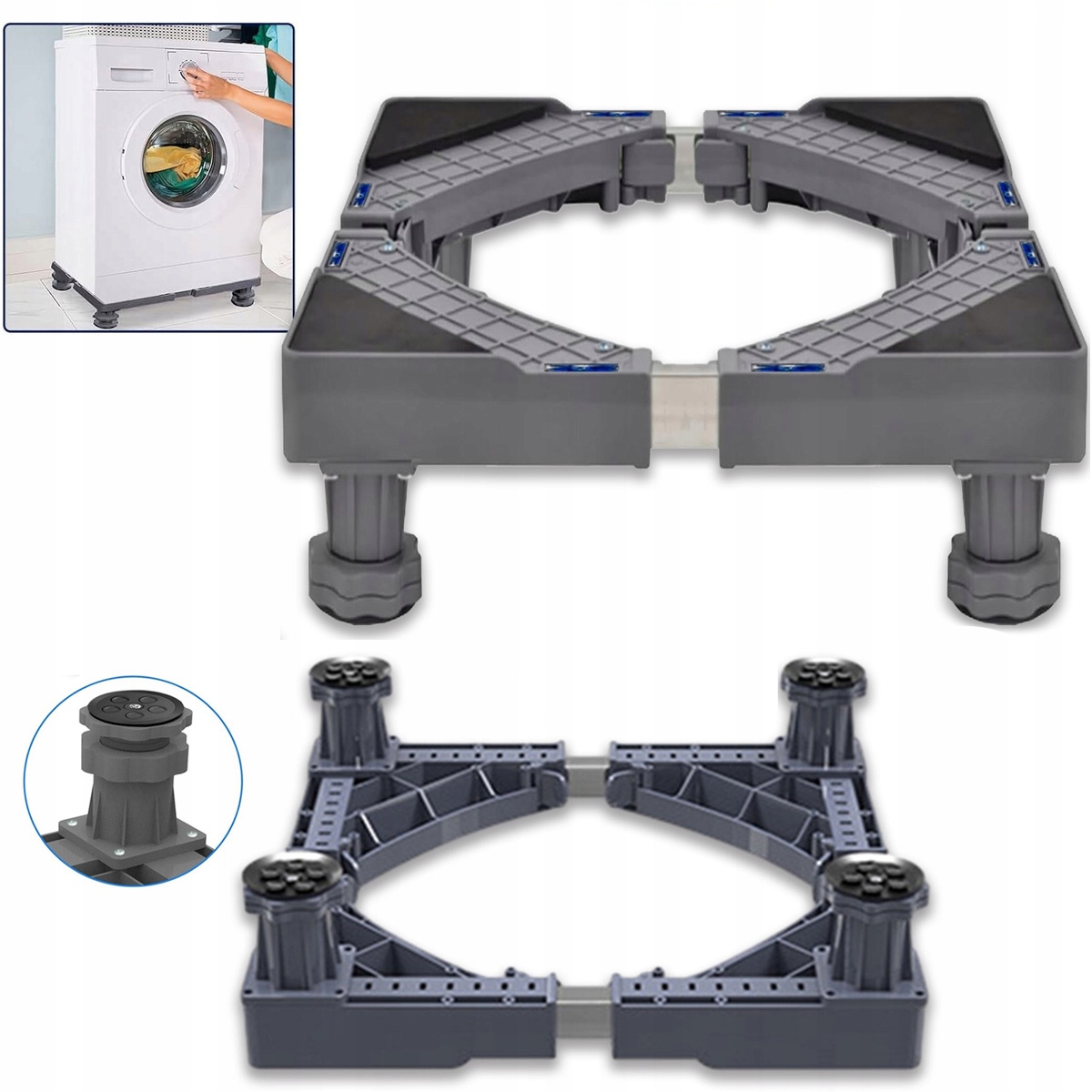 Podstawa Stojak Pod Pralkę Suszarkę Lodówkę Regulowana Uniwersalna do 200kg