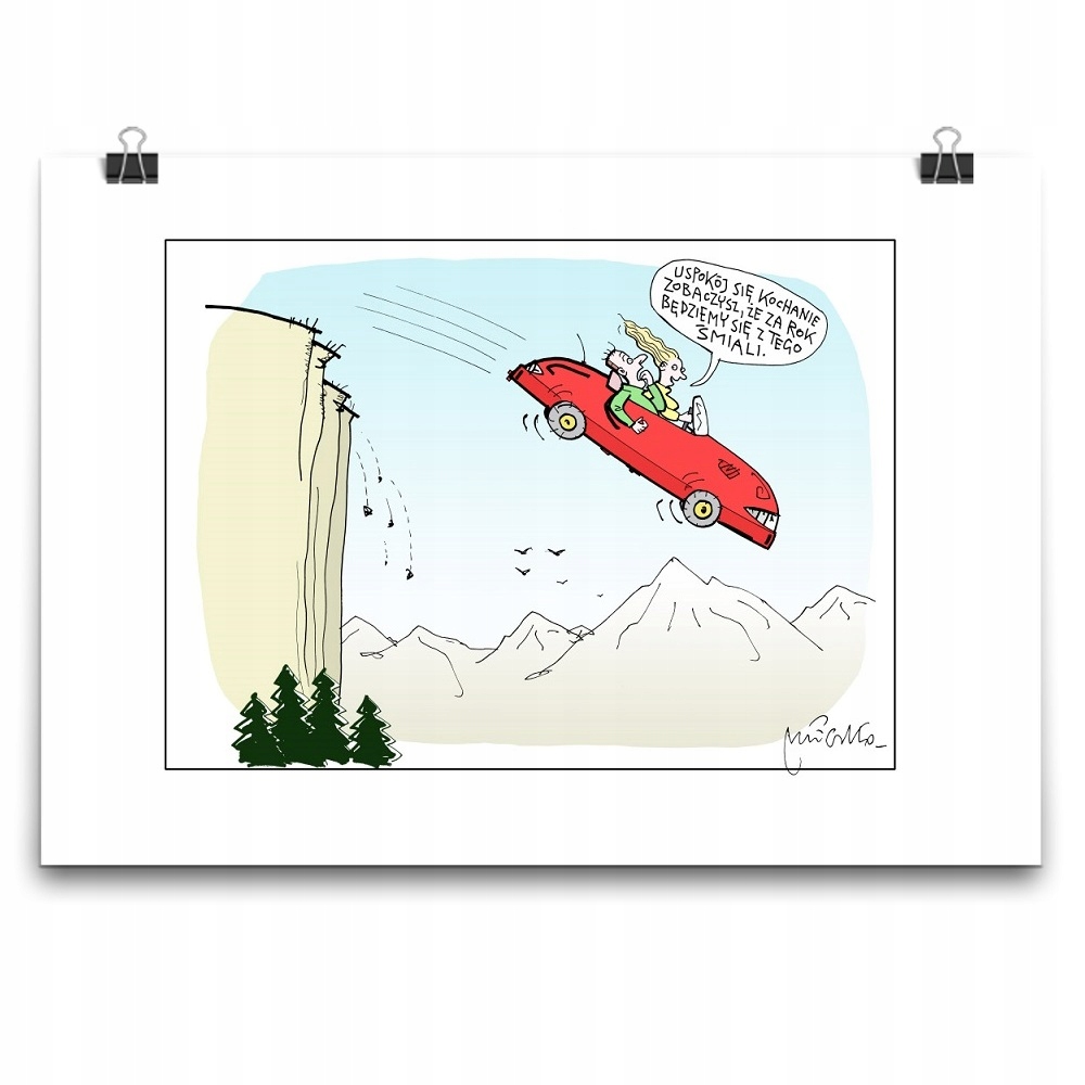 

Plakat Na Rocznicę Uspokój Andrzej Mleczko