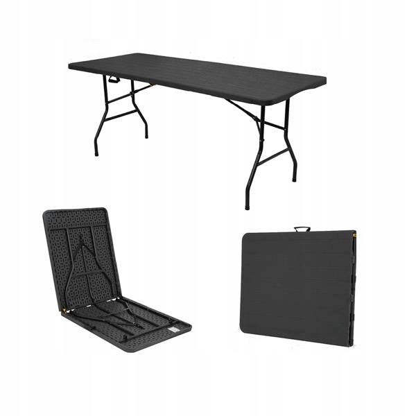 Stolik turystyczny 180x74cm Stół 150kg Nils Camp walizka składany z blokadą