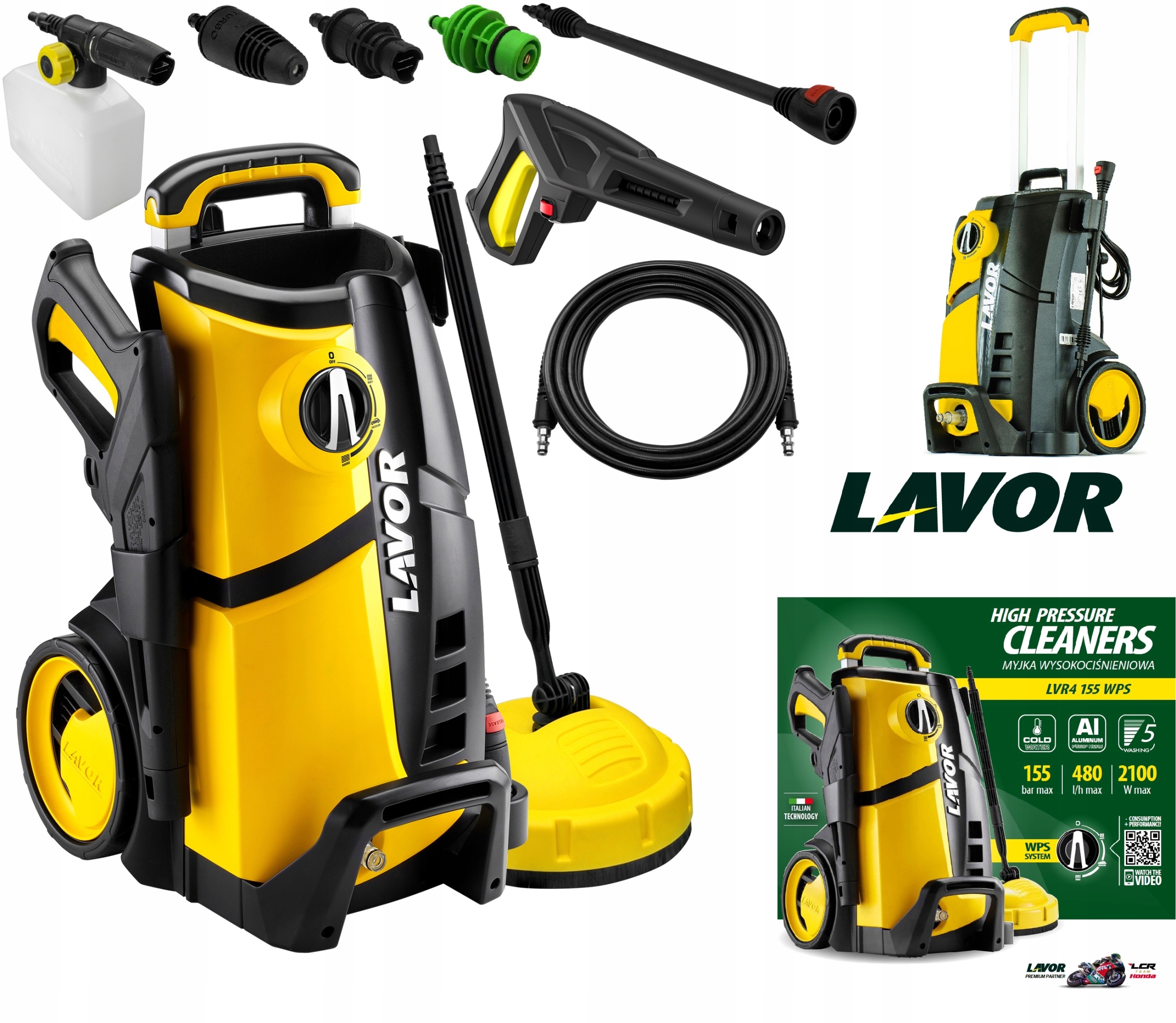 Потужна мийка високого тиску LVR4 235EWBAR CONTROL WPS