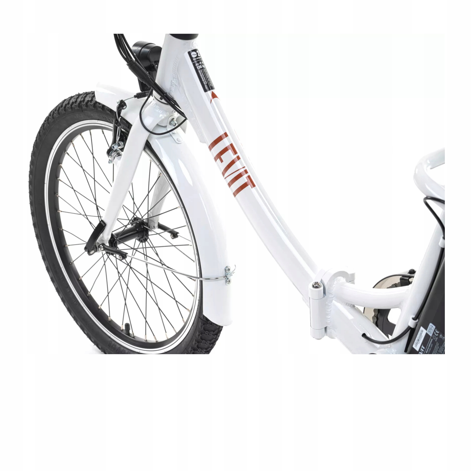 Велосипед електричний LEVIT CHILO 3 - складаний, білий 90 photo 10