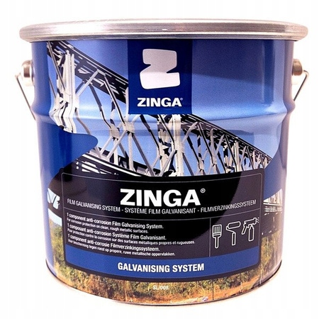 Ocynk na zimno farba cynkowa preparat antykorozyjny Zinga 10KG