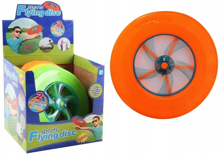

Dla Dzieci Latający Talerz Frisbee Dysk Led Świeci