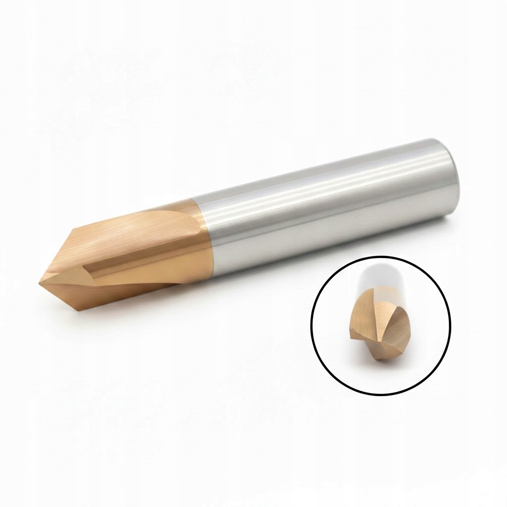 Fazownik Węglikowy Vhm 8 mm 45° stopni TiSiN – 3 Ostrza