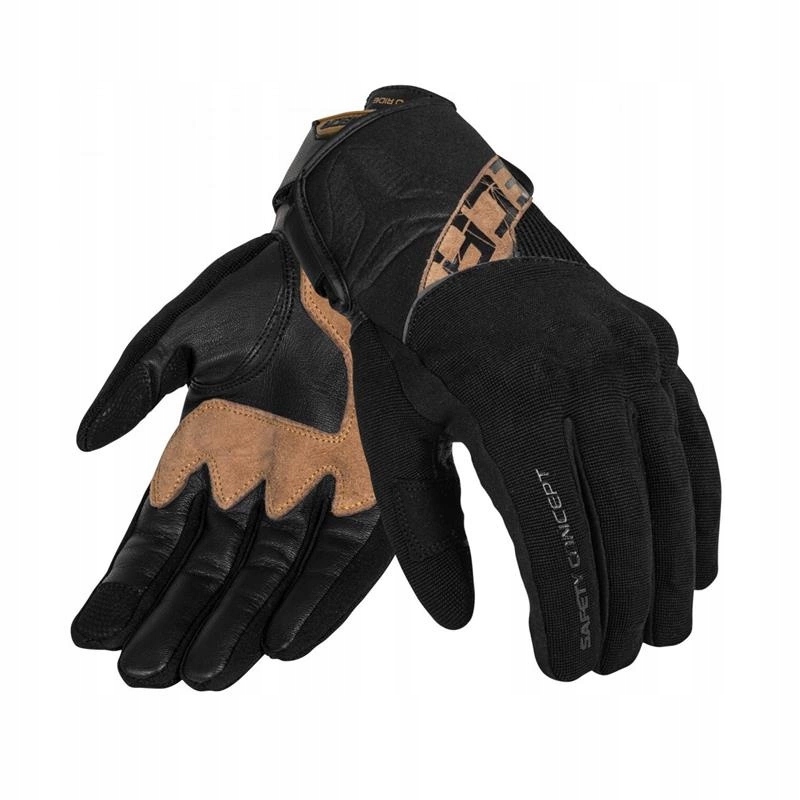 Moto rukavice krátké Seca X-stretch II Brown hnědé Bonus