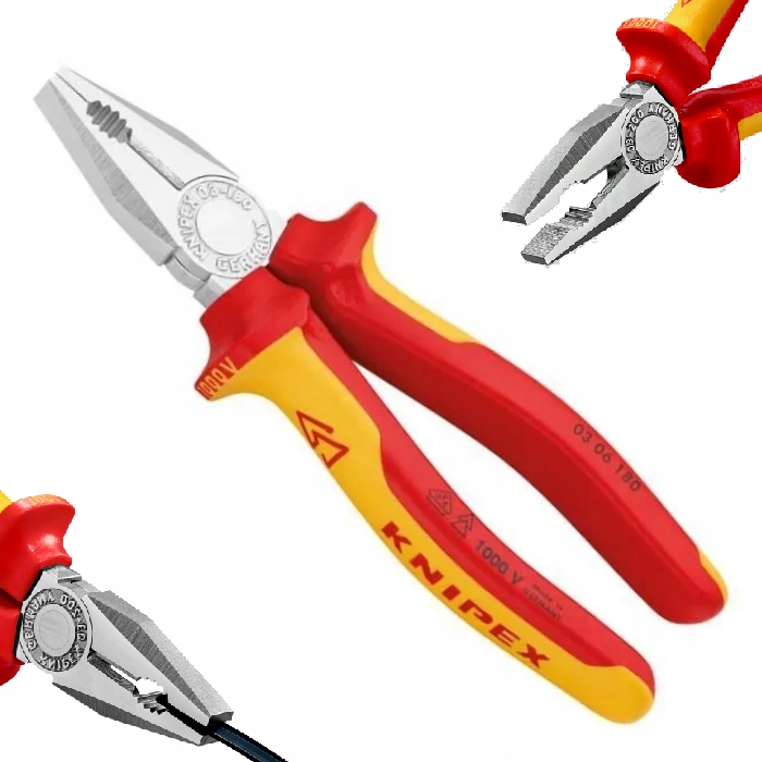 Univerzální Štípací Kleště Pro Elektrikáře Vde Izolované 200 MM Kombinačky