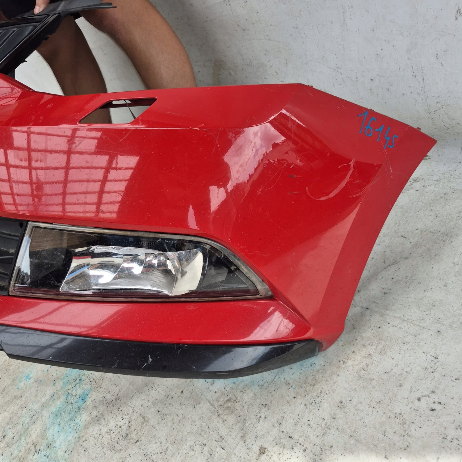 SKODA FABIA III 3 MONTE CARLO 14-18 bumper front front washer