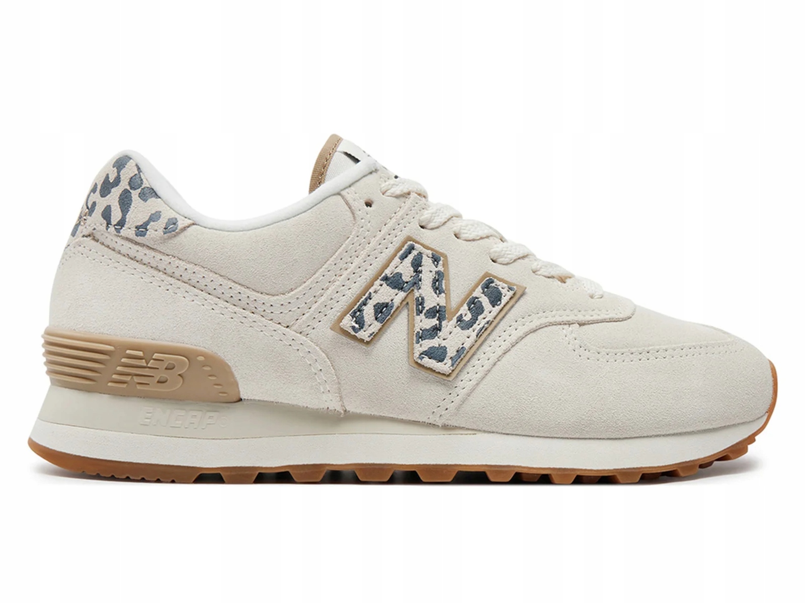 Dámské boty New Balance WL574XD2 béžové kožené stylové tenisky 38