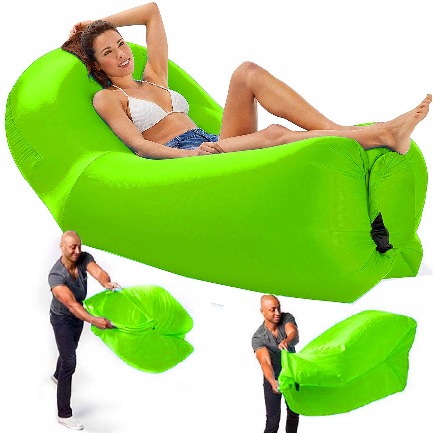 

Sofa Lazy Bag Air Materac Leżak Na Powietrze XL 82