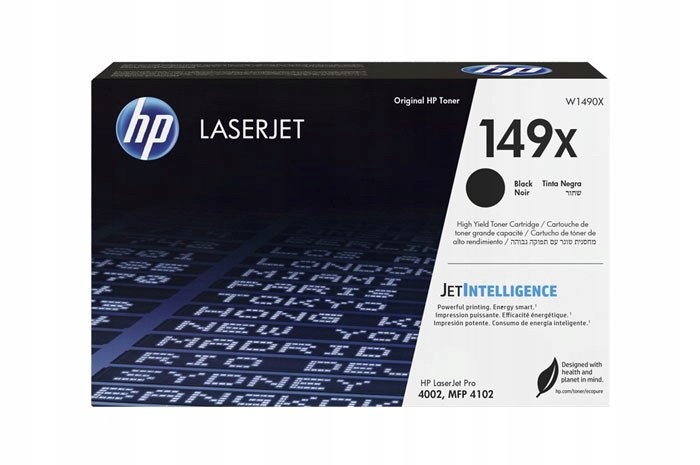 Originální černý toner Hp LaserJet Pro 4002, 4102 Mfp (149X W1490X)