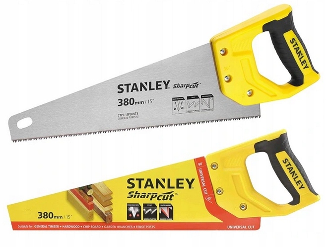 

Stanley Piła Ręczna do drewna 380mm x 15 cal 20366