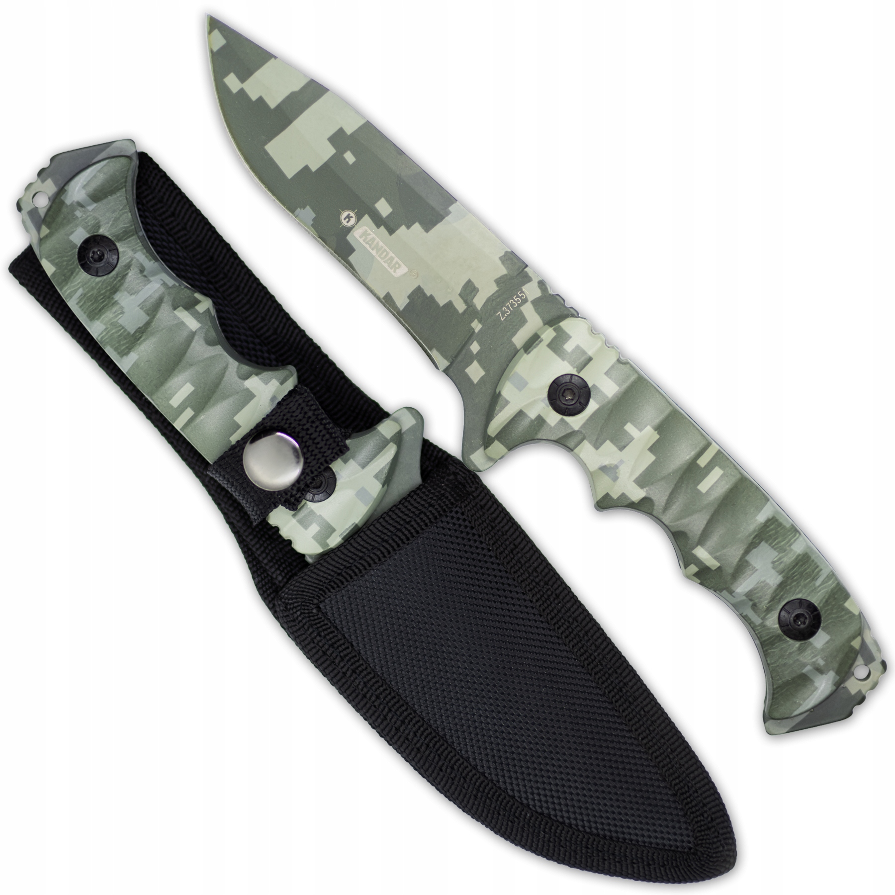 Nóż Taktyczny Kandar N383 Full Tang Ucp Survival Bushcraft