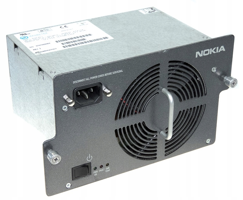 Napájecí Zdroj Nokia N480000001, Hot Swap, IP2255