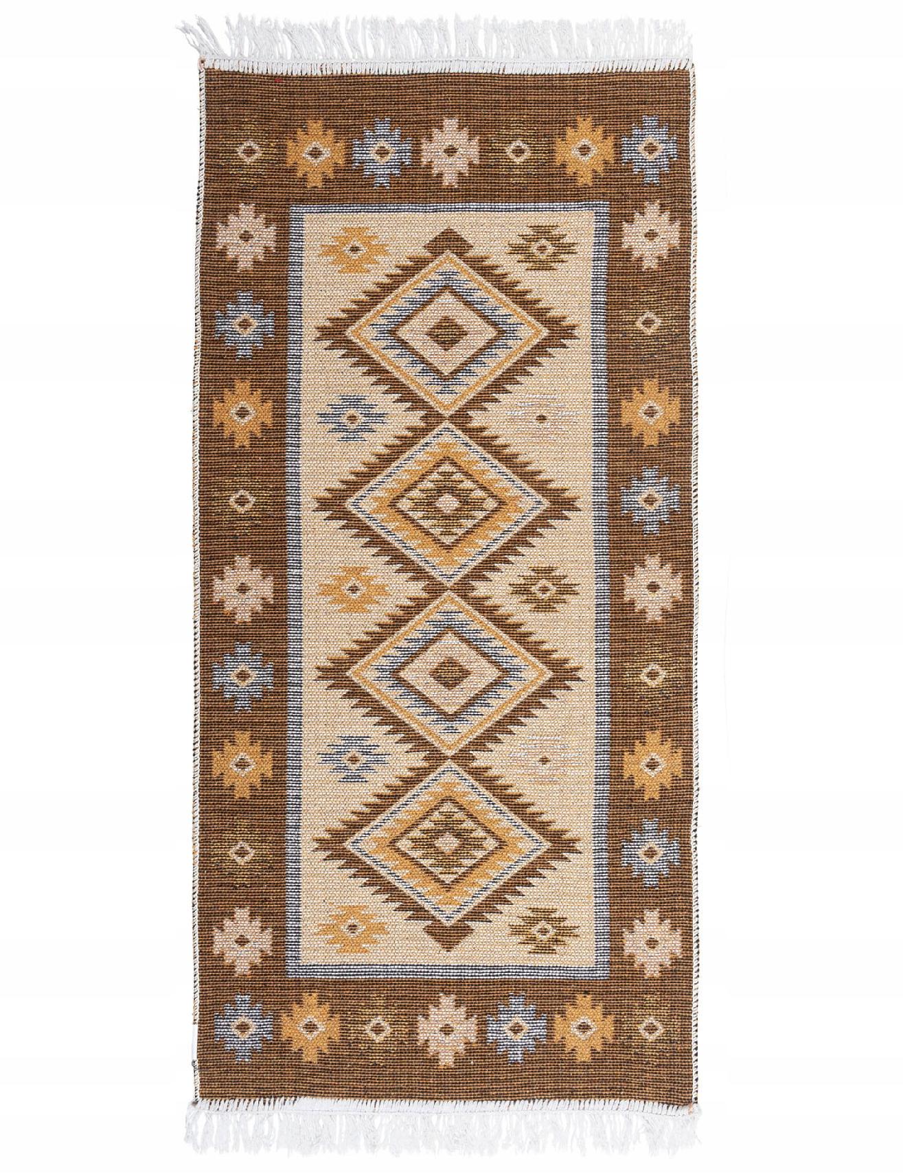 

Dywan kilim tkany dwustronny wzór 60x120 Boho Etno