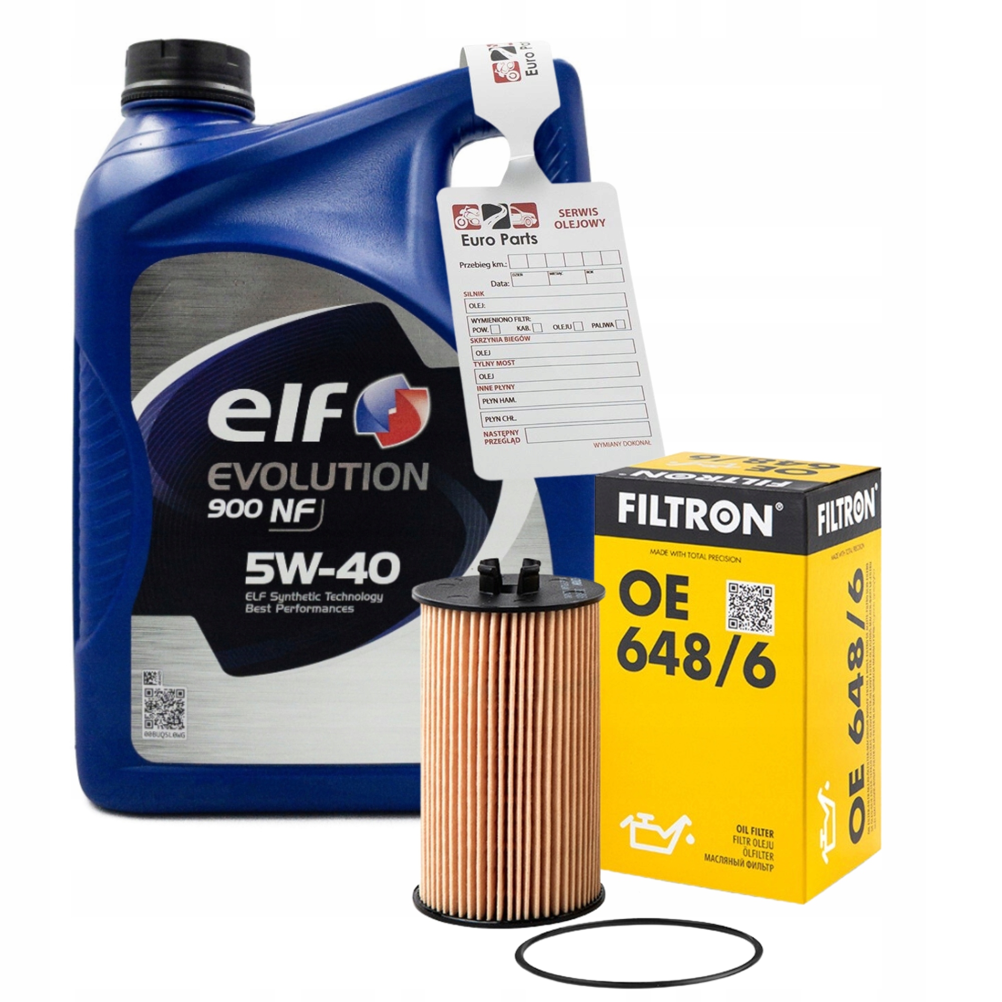 

Olej Elf 900 Nf 5W40 5L Filtr oleju OE648/6