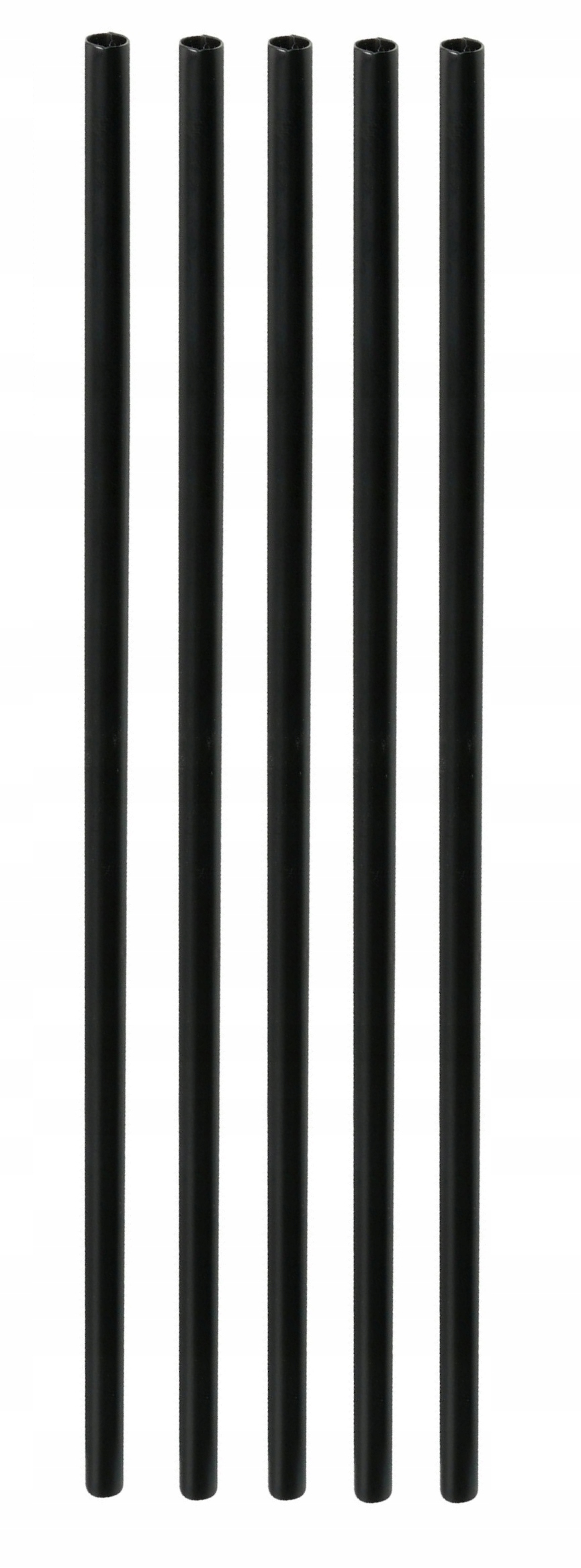 

Słomki Rurki proste do picia koktajlu Czarne 50 sz