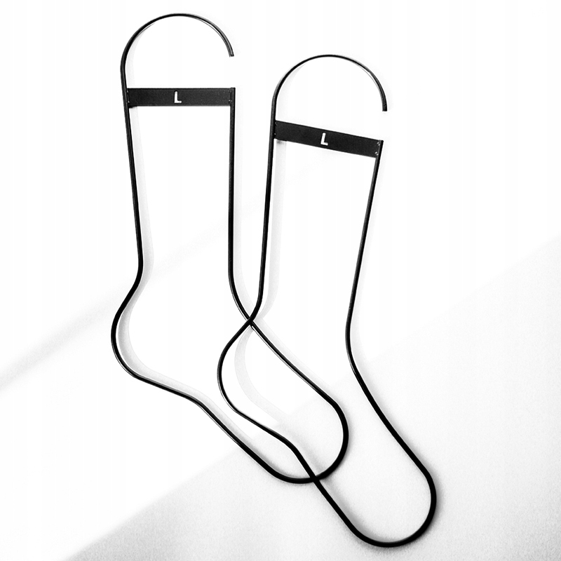 Blokátory ponožek Po Kusech Studio kov velikost L černá 2 ks