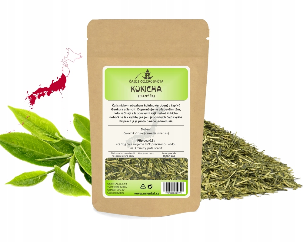Levně Zelený čaj Japan Kukicha 1000 g