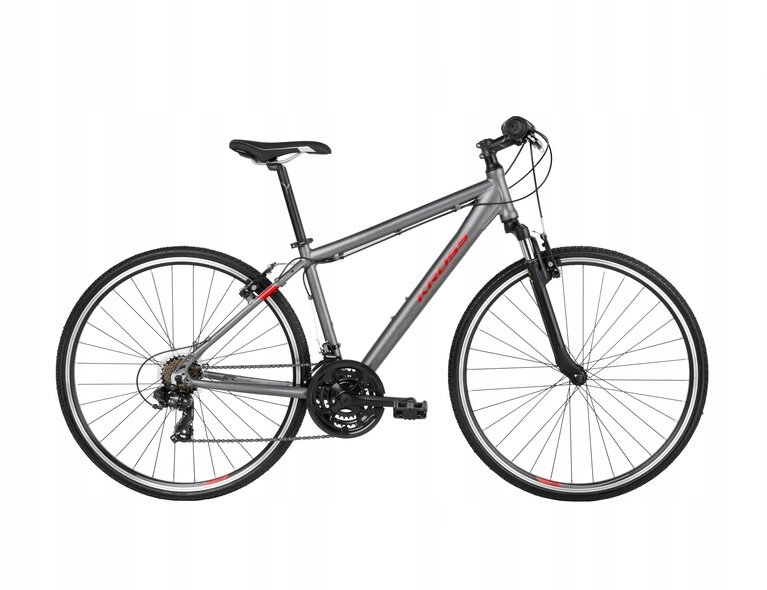 Rower Kross Evado 1.0 rama 19 cali koło 28 " srebrny crossowy