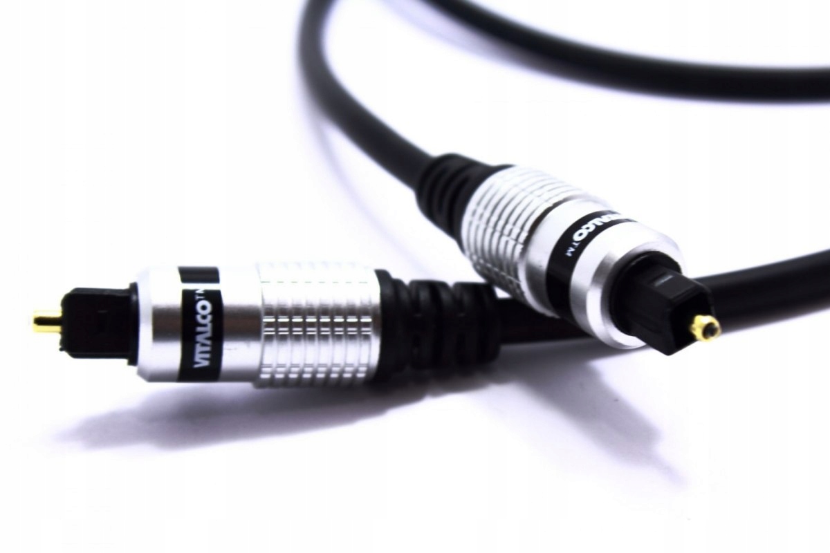 KABEL OPTYCZNY 4M T-T TOSLINK VITALCO DIGITAL Złącza Toslink - Toslink