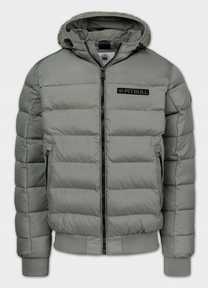 Pánská Zimní bunda bunda s kapucí Pitbull Dillon Rip-Stop