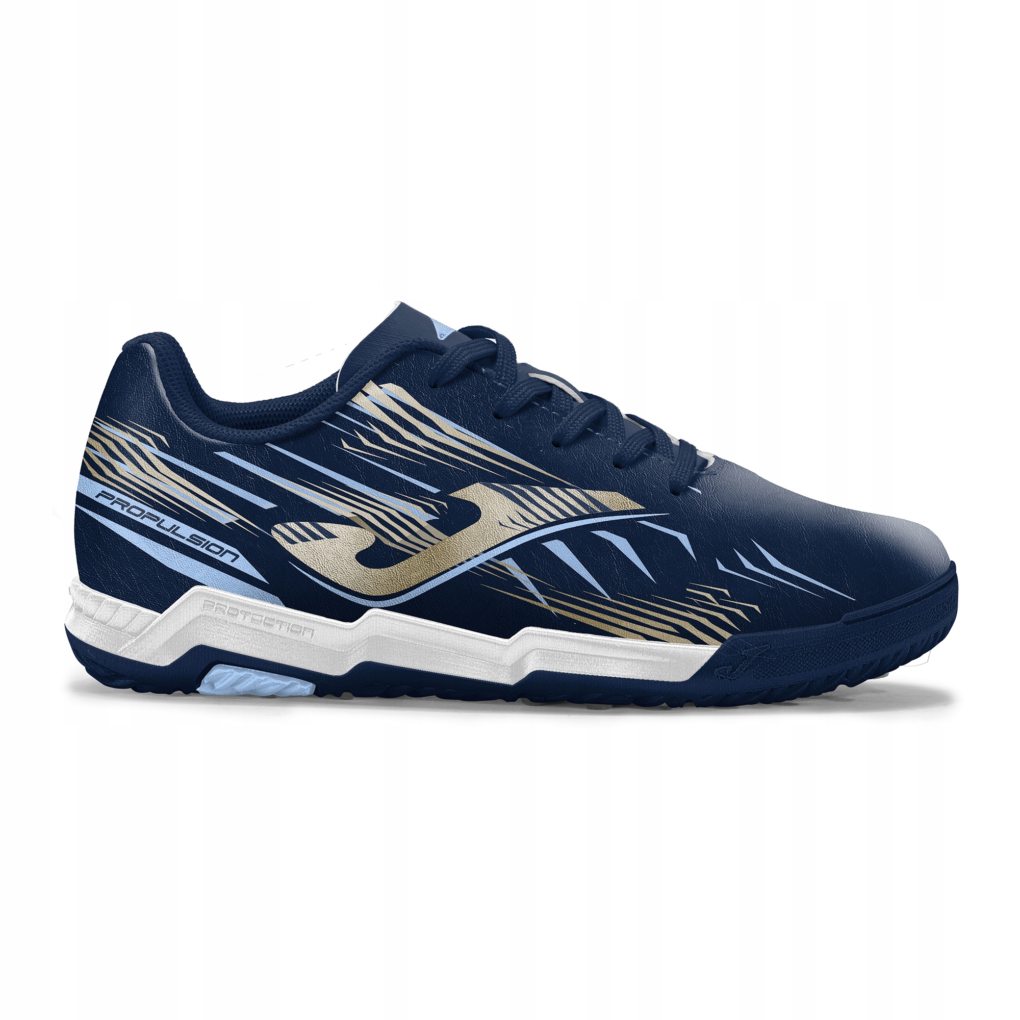 Joma fotbalová obuv Powerful Jr 2503 Navy Blue Indoor