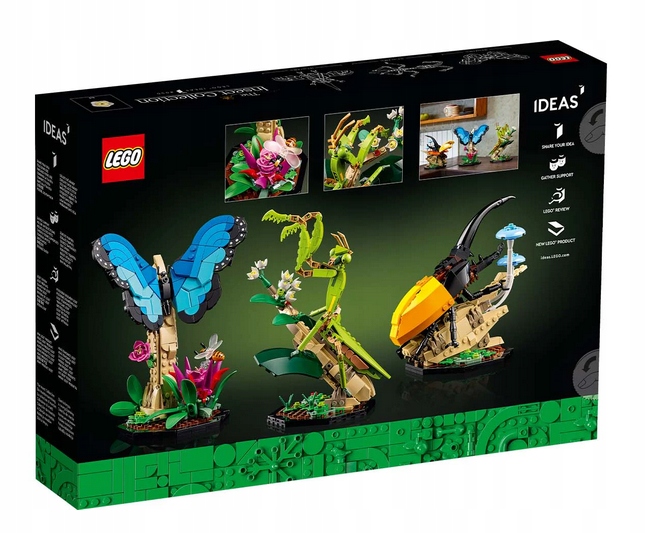 LEGO 21342 IDEAS - KOLEKCJA OWADÓW Numer produktu 21342
