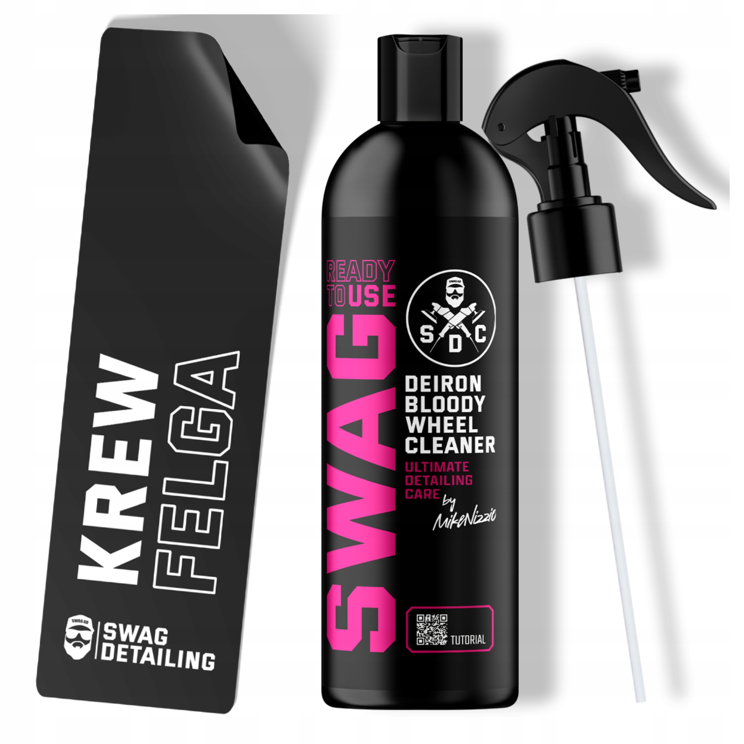 Płyn Do Mycia Felg Swag Deiron Bloody Wheel Cleaner Czyszczenie Felg 0,5L