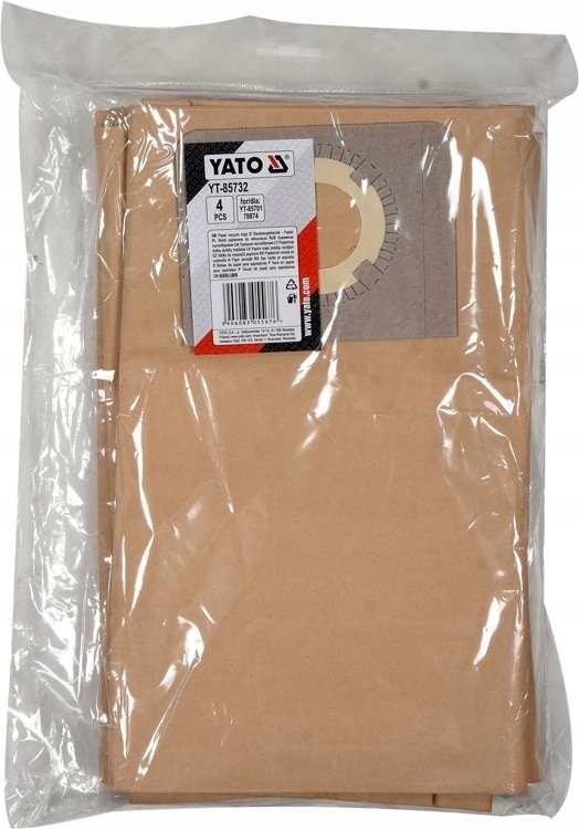 Worki papierowe 4 szt do odkurzacza Marka Yato