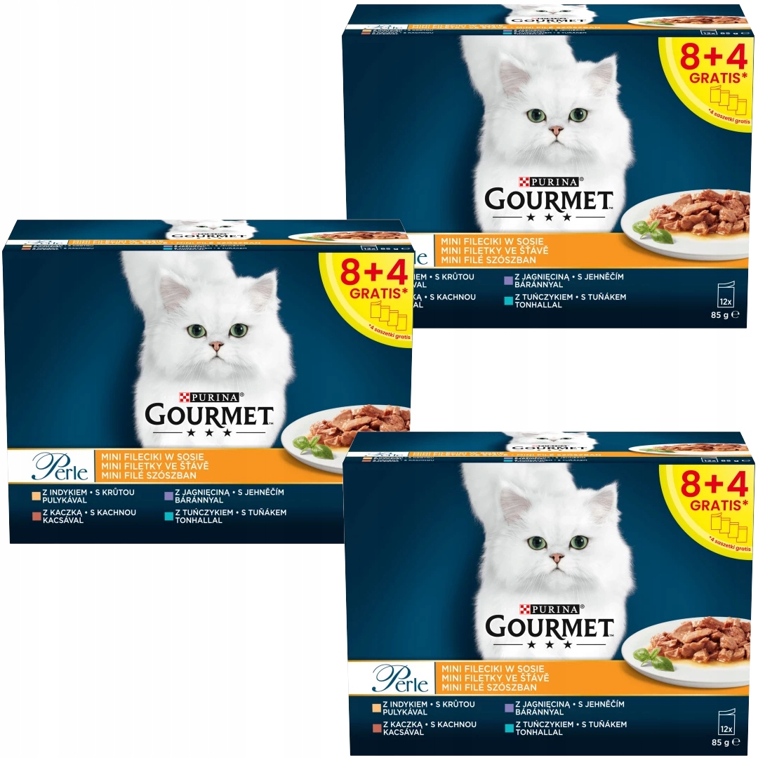 Levně Purina Gourmet Perle Mini Filetky v omáčce sáčky 36x85g