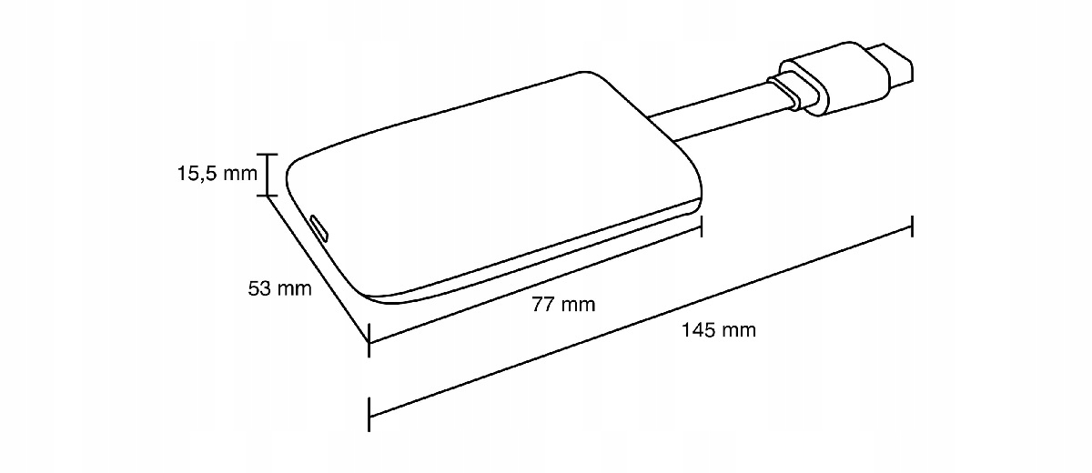 Homatics Dongle R 4K Android 11 HDR Certyfikat Netflix Kod producenta 8588003477422