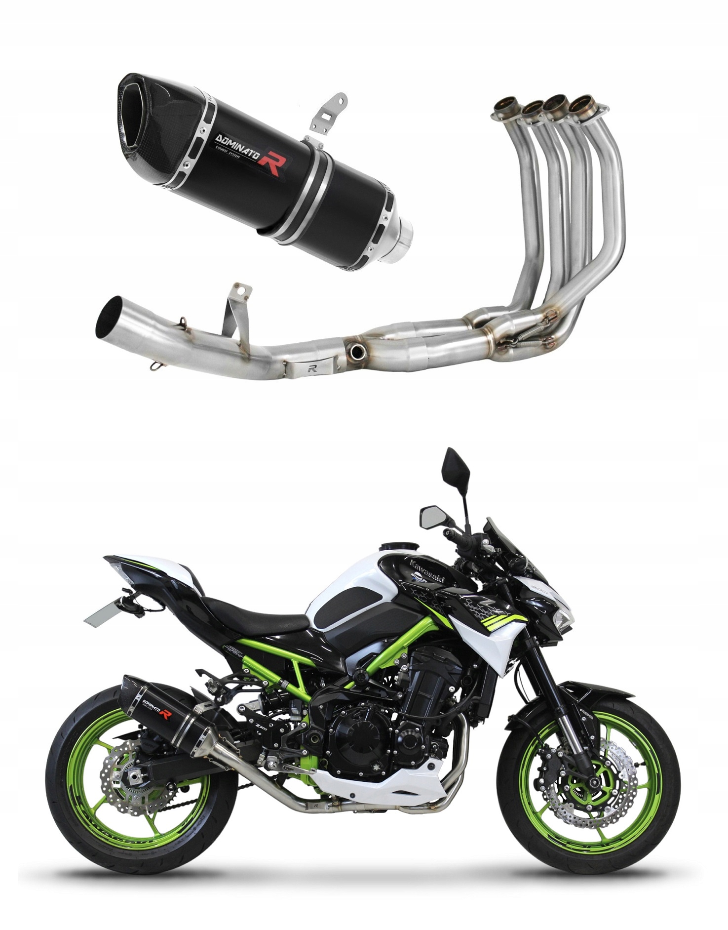 Z 900 20 22 Uklad wydechowy HP6 BLACK DOMINATOR