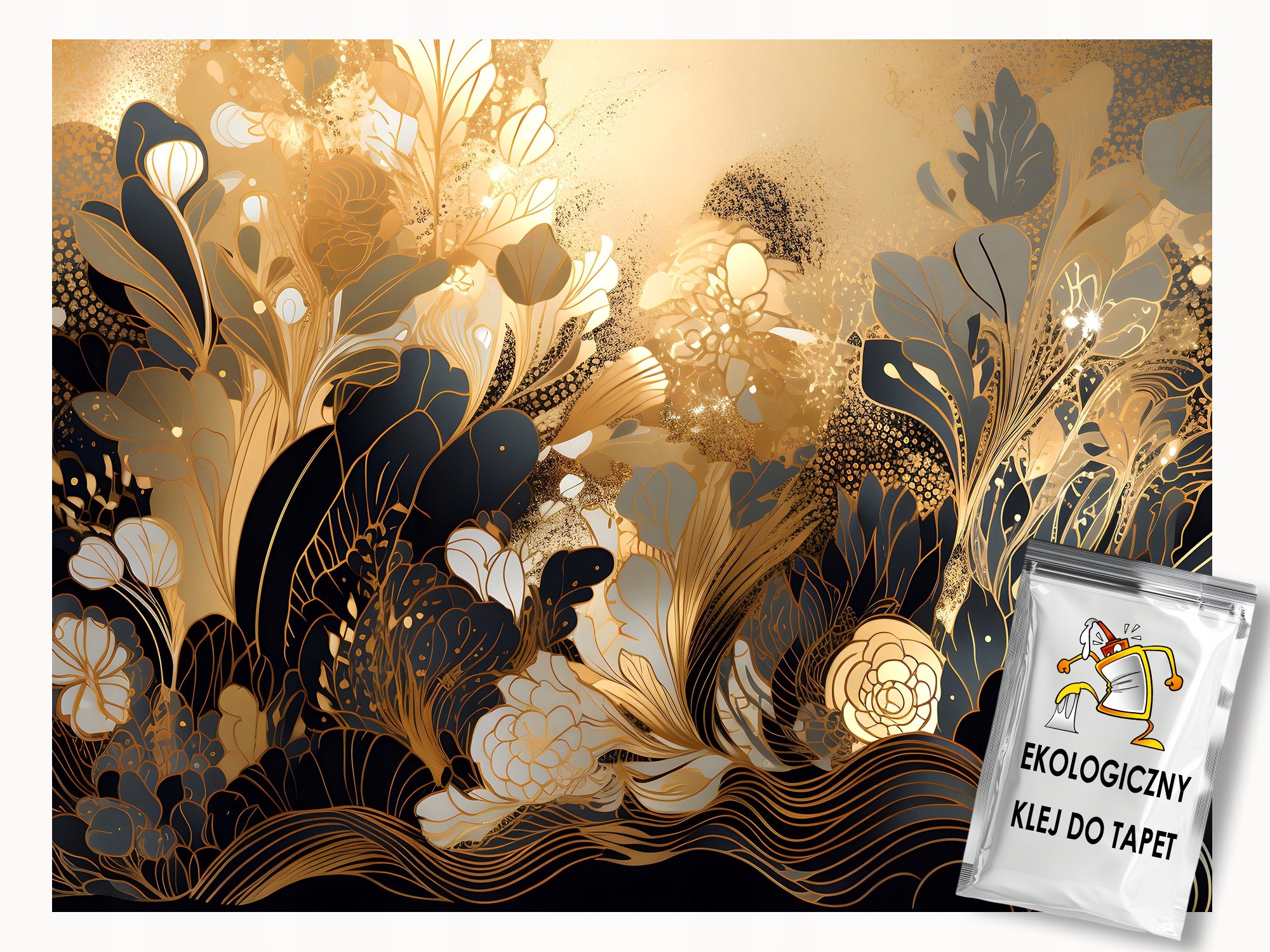 Fototapeta Flizelina Abstrakce Rostliny Zahrada Květiny Glamour 200x140 lepidlo
