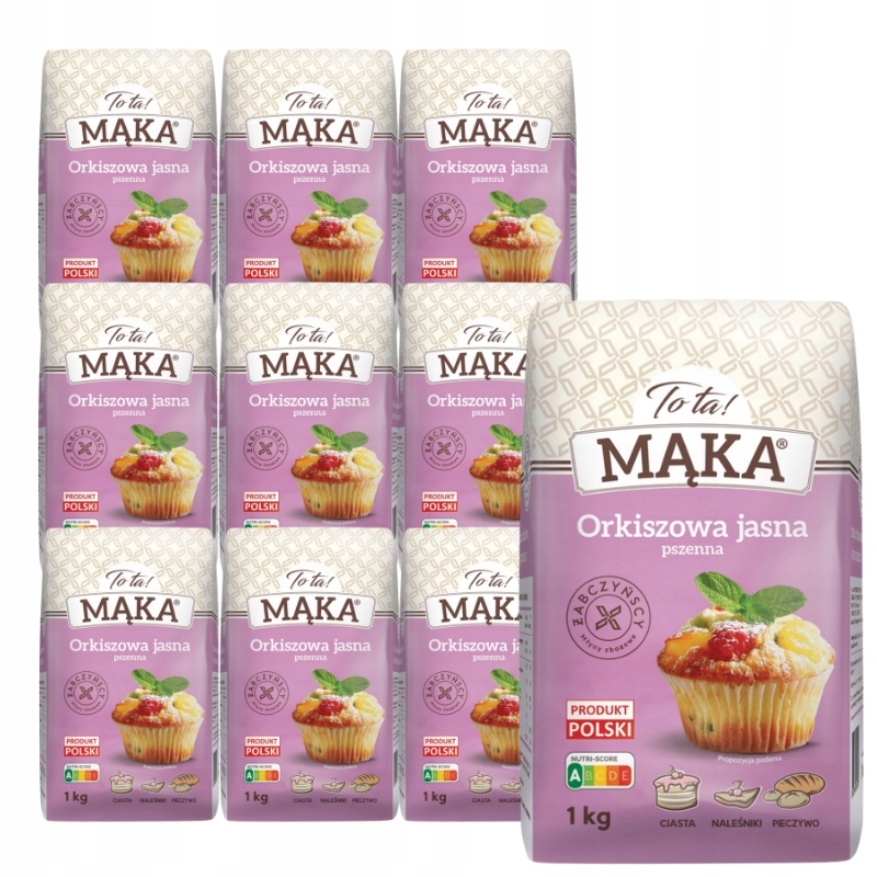 Levně Žabczyńští ToTa! Špaldová mouka Jasná Typ 650 1 kg Čerstvá na koláče Pečivo